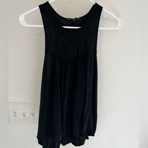 American Eagle Outfitters Embroidered Racerback Top